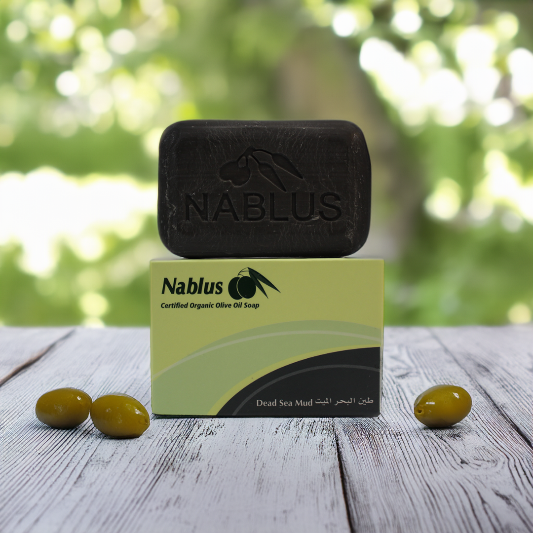 dead sea mud and olive oil soap made by nablus soap company