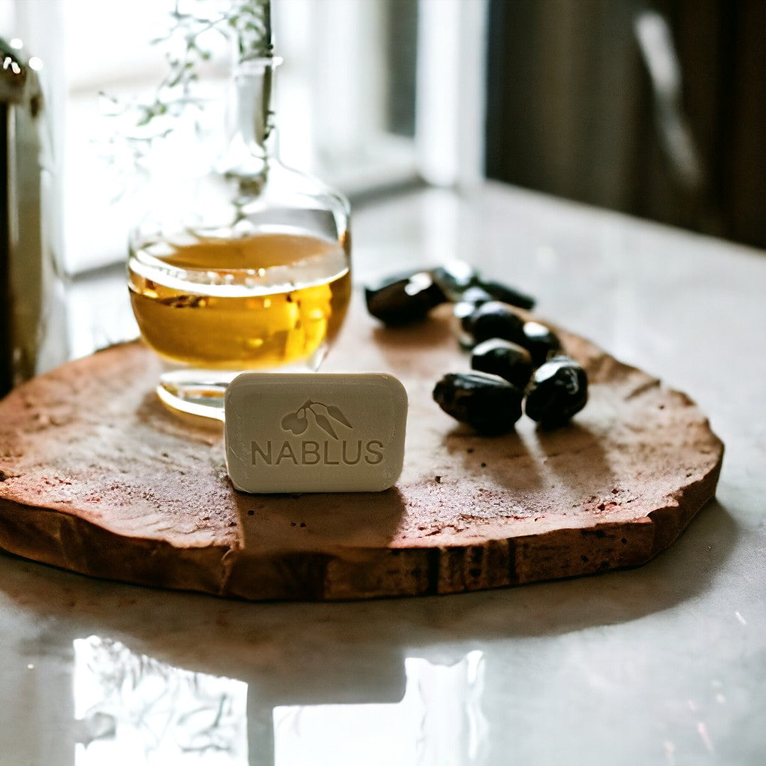 Pure Olive Oil Soap Bar being used for gentle cleansing and deep hydration, ideal for everyday use.